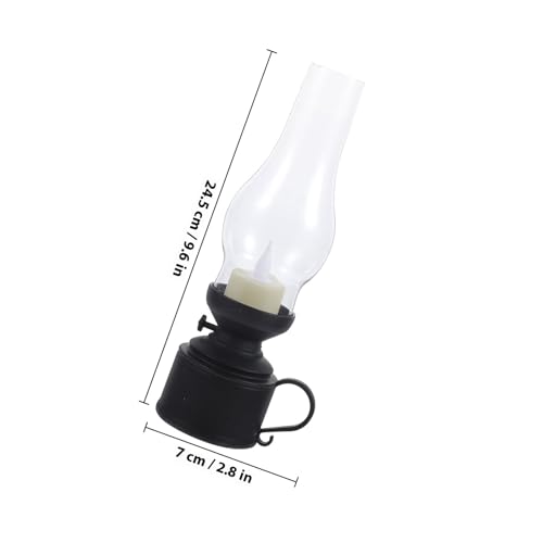 Lámpara de queroseno LED vintage LIFKOME para crear luz ambiental en mesas y bodas 3