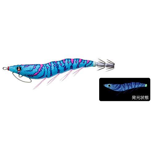 DUEL エギ イカ釣り ルアー ルアー EZ-Q キャスト 喰わせ 3.5号 重量:17g A1749-BLBB-ブルー夜光ブルーボイル パタパタ