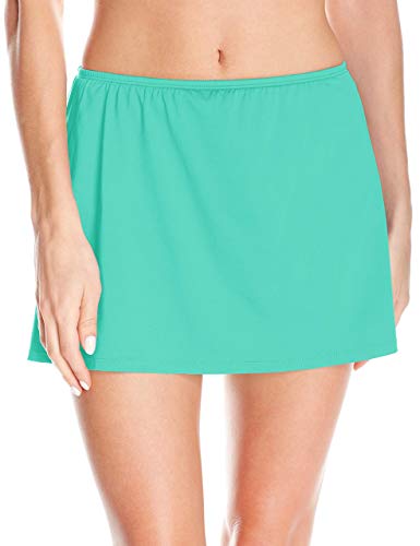 Image of Ocean 24th Women's Plus-Size Solid Skirted Bikini Bottom