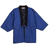 Dizoon Women's Men's Winter Coat Hanten Japanese Kimono Casual Warm Soft Cotton Long Sleeve Japanese Kimono Style Jacket