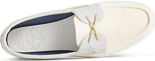 Sperry Men's Authentic Original SEACYCLED Boat Shoe, TAN, 11 | Image 4
