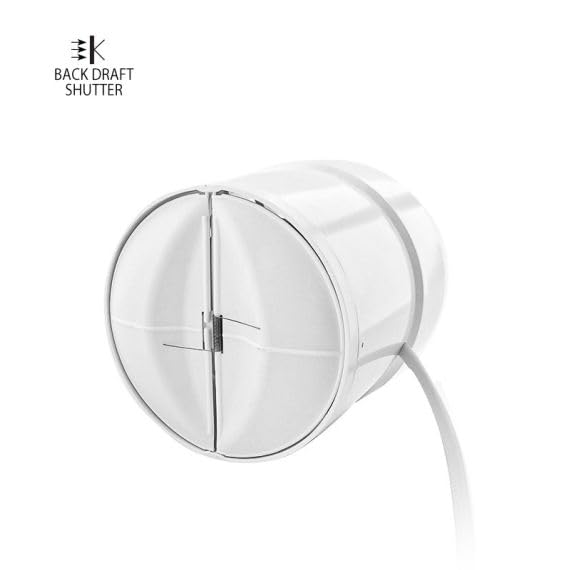 Aspiratore Elicoidale da Condotto Diametro 120mm – 15W – Portata 220 m³/h con Valvola Antiritorno
