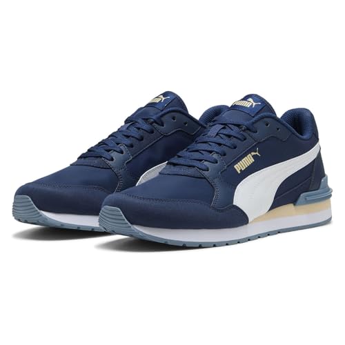 PUMA Unisex St Runner V4 Nl Sneaker, Persisches blaues PUMA weißes Segeltuch, 43 EU PUMA Unisex St Runner V4 Nl Sneaker, Persisches blaues PUMA weißes Segeltuch, 43 EU