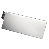 Grease Trap Blocker for Blackstone Griddle to Prevent Food Falling Stainless Steel Rear Grease Gate for Blackstone Flat Top Griddle 2.36 inches in high, 5.5 inches in wide