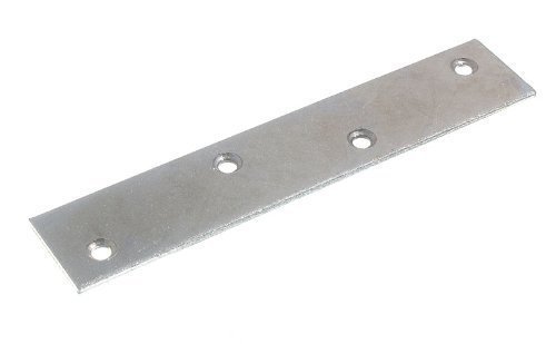 Plaque de liaison 150mm BZP avec 5 trous de 5mm pour aligner des pièces de bois