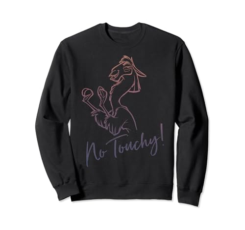 Sweat Kuzco Disney Llama No Touchy pull col rond pour fan de pop culture