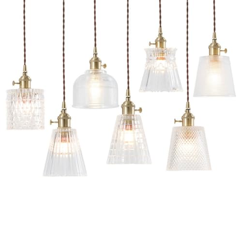 Luminaire LED industriel en verre style nordique chic pour décoration intérieure raffinée