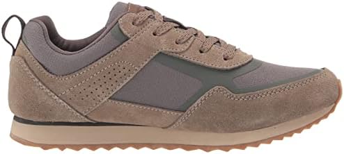 Nunn Bush Men's Tempo U-Throat Moc Toe Oxford Athletic Jogger Sneaker Walking Shoe, Stone, 7 | Image 5