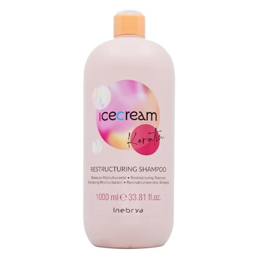 Inebrya Ice Cream Keratin Restructuring Shampoo - Shampoo Ristrutturante 1000ml