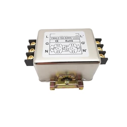Filtro de potencia 220V 10A elimina interferencias y cortes en cuadros eléctricos