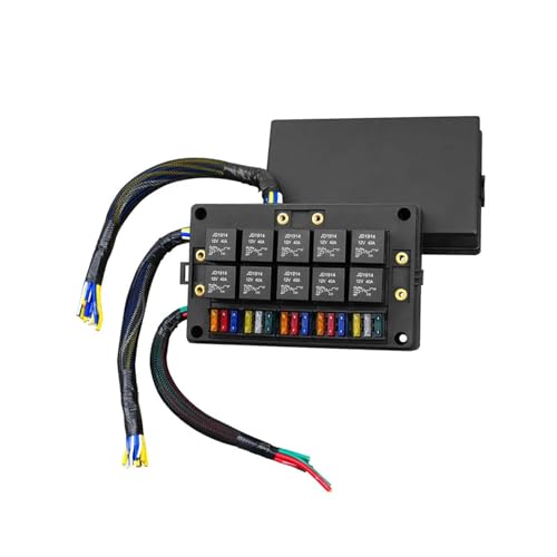 Boitier relais fusible 12V pre-cable pour systeme electrique de van - 3