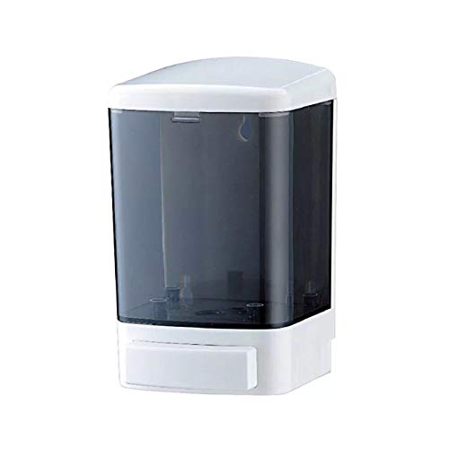 Manual Soap Dispenser Kitchen Bathroom Wall Mounted Commercial Soap Dispenser for Liquid Containers Shampoo Gel Chamber Plastic – (33.8 oz) 1000ml