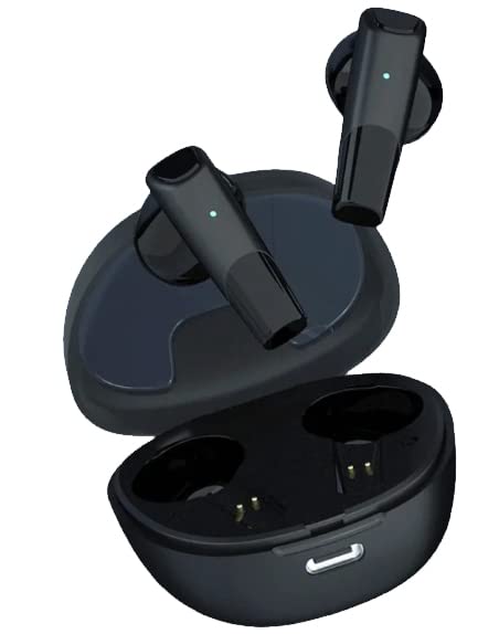 Power PRO TWS Earbud, Bluetooth Earbuds with Mic, Premium Design, up to 24 Hrs Playtime with Fast Charging, Bluetooth 5.2, 12mm HD BASS Drivers, IPX7 Sweat-Proof, Comfortable Fit