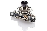 For you: 1 x 3-pos. Toggle Switch - Black Knob Your advantage: guaranteed original EMG pickups and parts Best quality: developed and manufactured by EMG Pickups USA