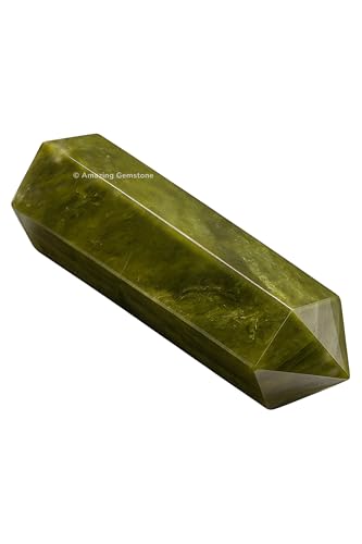 Image of Amazing Gemstone Large Vesuvianite Crystal Towers ~ Natural Healing Crystal Point Obelisk for Reiki Healing and Crystal Grid (5.5 to 6 INCH)