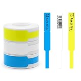Marklife P11&P12&P50 Cable Label Maker Tape,3 Rolls Waterproof Tape Refill for Home Industry Wire Cl