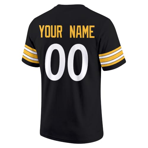 Image of T-Shirt Custom Name and Number Personalized Gifts | Crewneck Short Sleeves T-Shirt for Men S-4XL