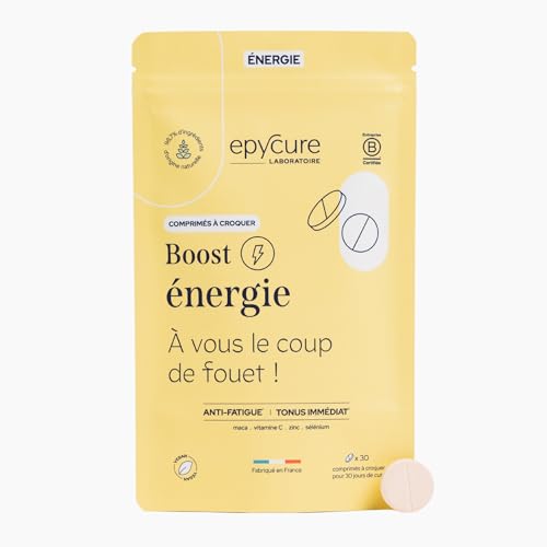 Boost Immunité | Compléments Alimentaires Défenses Naturelles | Vitamine C + Zinc + Sélénium | Soutient le Système Immunitaire et Réduit la Fatigue | 30 Comprimés à Croquer | Goût Fruité | Epycure