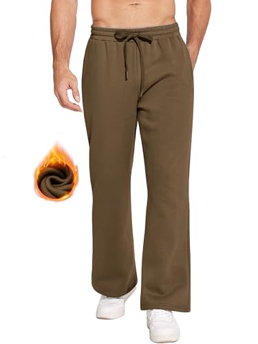 Men's Flared Sweatpants with Pockets