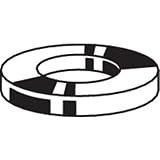 1-1/4' x 3' OD Zinc Plated Finish Low Carbon Steel Large OD Flat Washers, 5 pk.