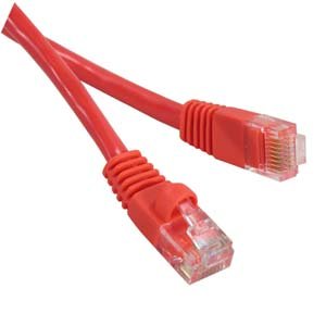 Cable de red Cat 6 UTP 22.86 m Rojo miniatura 1