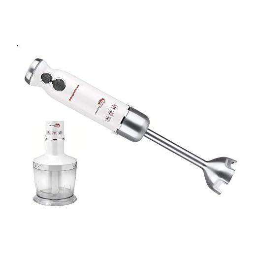 MAGEFESA 02BA4123000 02BA4123000-Batidora de mano modelo MESCOLARE PLUS 800 MGF4123, 750 W, Aluminio, Acero inoxidable, Color Blanco