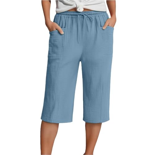 Genérico Pantalon De Mujer Capri,Pantalones Casuales VersáTiles para Mujer para Uso Diario: Pantalones CóModos Y Ligeros para El Trabajo Viajes Y Compras Online Los Fines De Semana