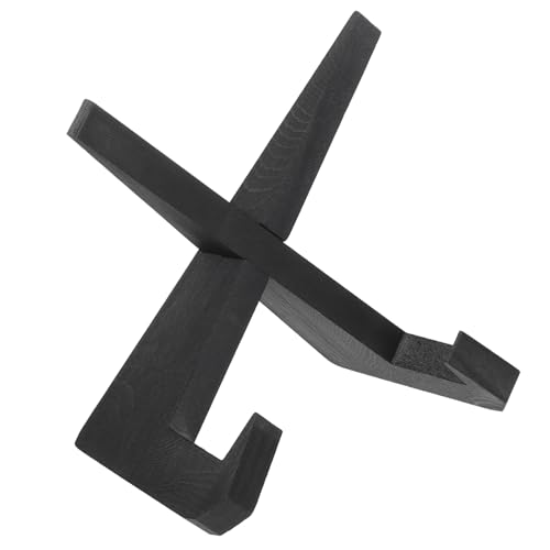 PRETYZOOM Cookbook Stand Wooden Recipe Holder Reading Stand for Kitchen Counter Solid Display Rack for Books Tablets and Records Viewing Angle Reduces Neck Strain