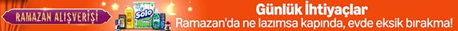 Ramazan'da ne lazımsa kapında, evde eksik bırakma!