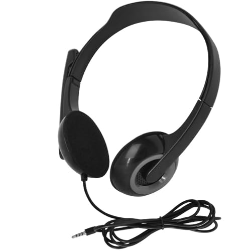 Headset Basic Conexão P3 Cancelamento de Ruido Potência 45mw Preto - PH367
