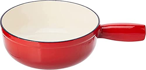 Kuhn Rikon Olla para Fondue de inducción de Hierro Fundido 20cm, Rojo, 20 cm