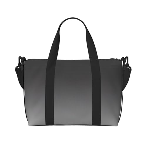 Sac de voyage léger imprimé blanc noir pour homme femme quotidien