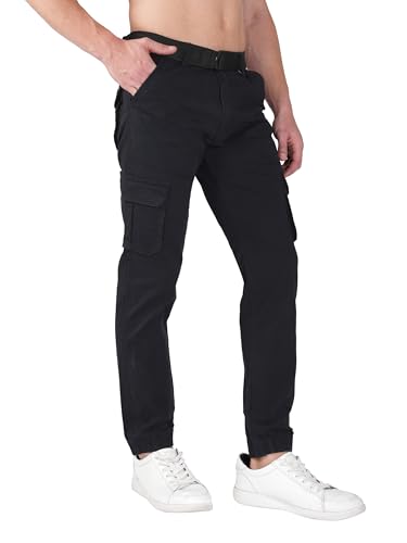 Image of Urban Legends Cargos for Men || Men's Cotton Regular Fit Cargo Joggers with 6 Pockets || Casual Pants || (UL-1R6)