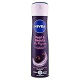 NIVEA Pearl & Beauty Fine Fragrance Deodorant Spray 150 ml, Anti-Transpirant Damen-Deodorant für 72h Schutz, Formel mit schwarzen Perlenextrakten und Duftölen für einen raffinierten Duft