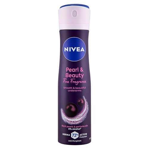 NIVEA Pearl & Beauty Fine Fragrance Deodorant Spray 150 ml, Anti-Transpirant Damen-Deodorant für 72h Schutz… – Ansicht 1