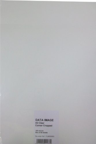 Papier acétate A4 transparent film plastique rigide 115 microns West Film pour scrapbooking