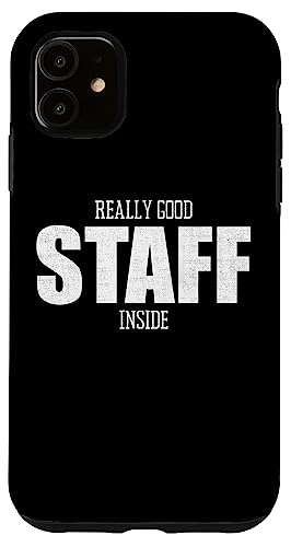 Really Good Staff Inside �C�x���g�X�^�b�t �N���[ �`�[�� �X�}�z�P�[�X iPhone 11 �p