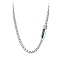 Lacoste Spelt Men's Chain Necklace, Fashionable, Eye-Catching Men's Jewelry
