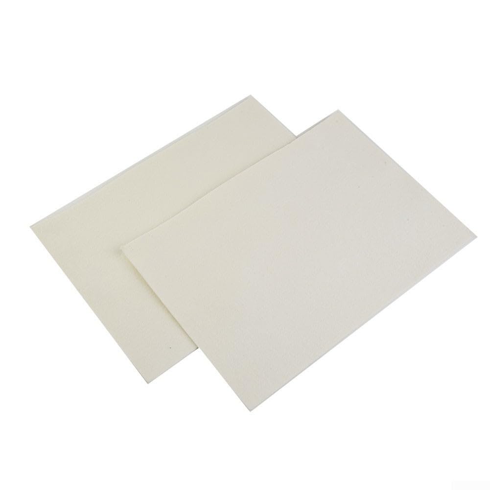 Materiale di tenuta in fibra di ceramica, 155 mm x 297 mm x 3 mm, adatto per alte temperature (2 pezzi)