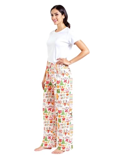 Image of Unisex Adults Holiday Themed Pajama Pants