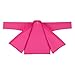 JUST YEARN BJJ GI, Youth Girl IBJJF for Women Brazilian Jiujitsu Gi Kimono Pre-Washed Fabric, Belt not Included (Pink, F2)