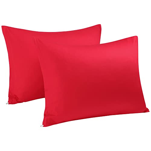sourcingmap 100% Egyptian Cotton Pillowcases 2 Pack