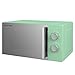 Russell Hobbs Eden 17L 700W Manual Microwave in Pistachio Green with 5 Power Levels, Defrost & Reheat Function, 35 Minute Timer, Dial Controls, 1M Power Cord and Pull Handle Door, RHMM725PG