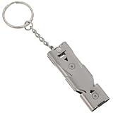 BATHVEVE Multifunktionale Vogelpfeife aus Edelstahl Tragbares Vogelzubehör für Käfige zur Vogelerziehung und Vogelkäfig Zubehör in Silber