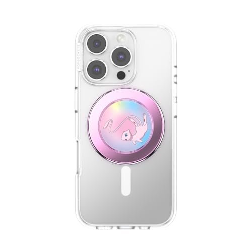 Image of PopSockets Phone Grip for MagSafe, Magnetic Holder, Phone Stand, Pokemon - Mew Whimsy