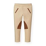 Hope & Henry Girls' Ponte Riding Pants, 3, Khaki
