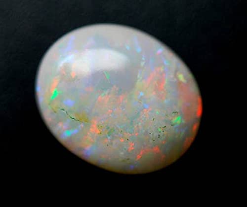 Opaline d'Australie brute naturelle Coober Pedy de 6.10 carats en 12x14mm pour joaillerie custom