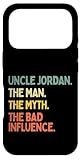 Inscription personnalisée avec effet texte usé pour parrain ou oncle Jordan. Beaucoup d'autres noms disponibles.