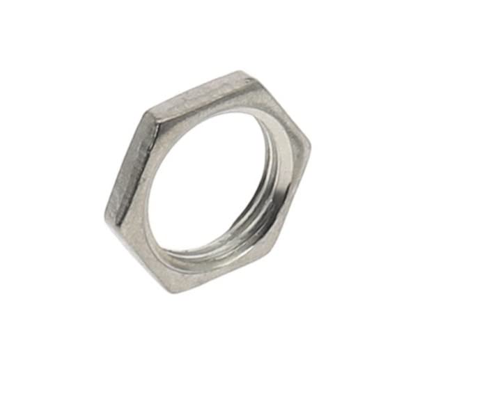 BSP Thread Adapter with 304 Stainless Steel Hex Nuts (1 Piece) - Female Coupling for 1/8" to 1-1/2"(3/8") Pipe