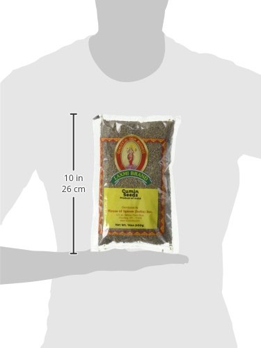Laxmi All-Natural Dried Cumin Seeds, Traditional Indian Cooking Spices - 14 oz